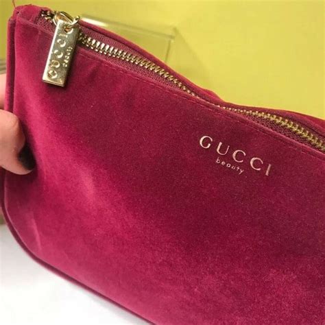 pink gucci disco bag on person|gucci makeup bag pink velvet.